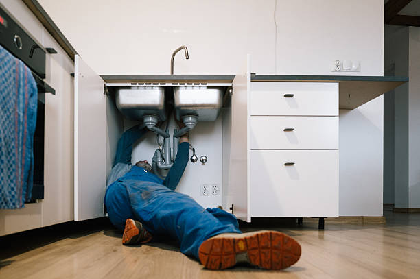 Professional Drain Cleaning technician working in Kelly, NC